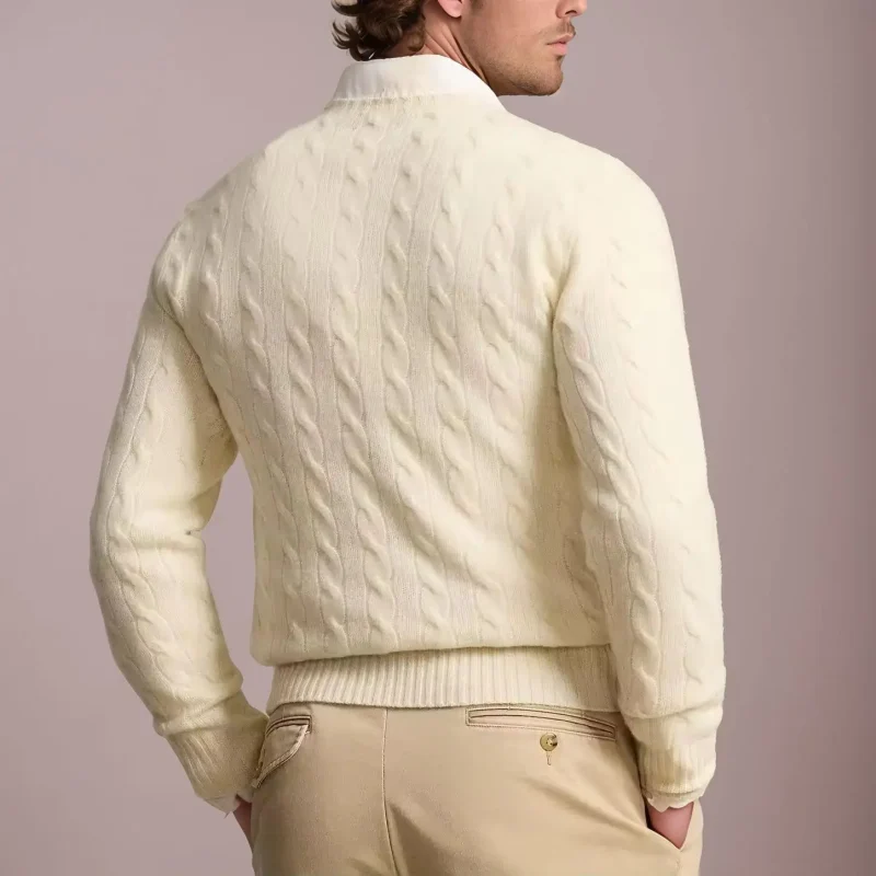 Cashmere Wool Sweater Men's